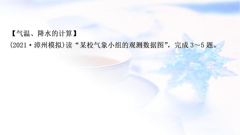 星球版中考地理复习专题二地理计算作业课件第5页