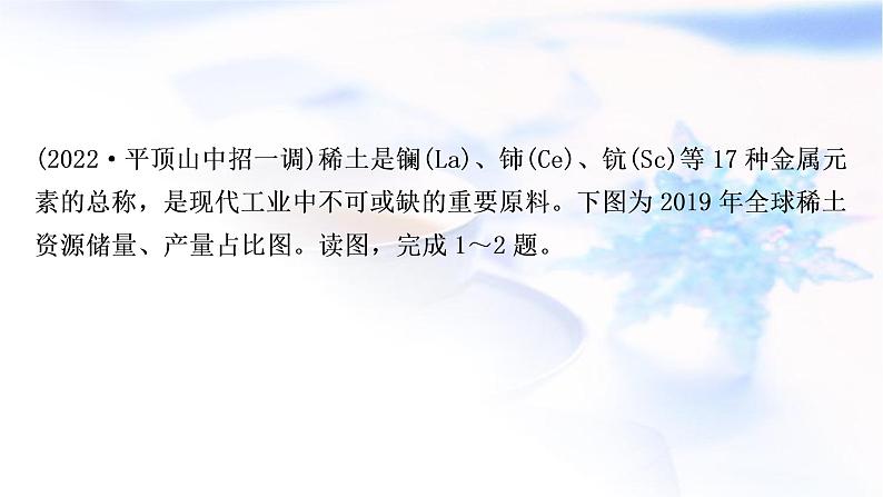 星球版中考地理复习专题四人文地理环境作业课件第2页