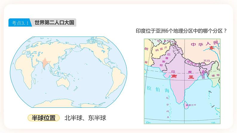 【中考一轮教材复习】中考地理一轮复习过教材:第七章《我们临近的地区和国家》(印度、俄罗斯)(第2课时)复习课件第4页