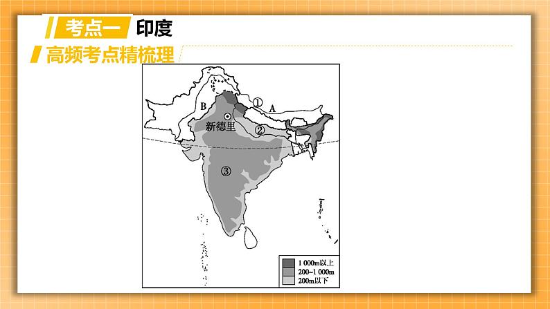 【备考2023】中考地理人教版一轮考点复习:第09课时 印度 俄罗斯(课件)第3页