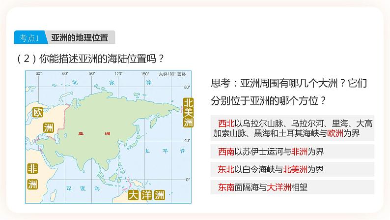 【中考一轮教材复习】中考地理一轮复习过教材:第六章《我们生活的大洲——亚洲》(第1课时)复习课件第7页