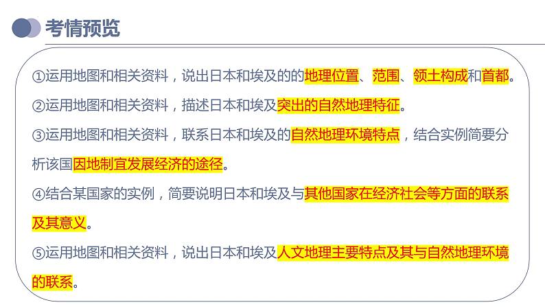 专题13 日本和埃及(复习课件)-备战2023年中考地理一轮复习考点帮(全国通用)03