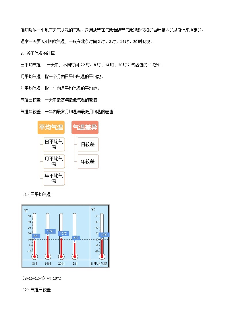 4.2.1 氣溫和降水（教案）- 七年級(jí)地理上冊(cè)同步優(yōu)質(zhì)課件（湘教版）第2頁(yè)