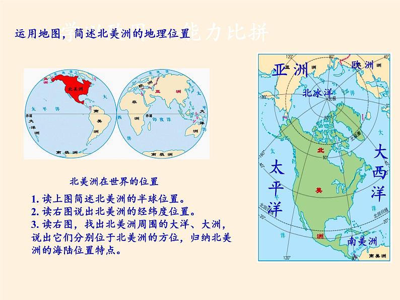人教版初中地理七年级下册 第一节 位置和范围 课件08