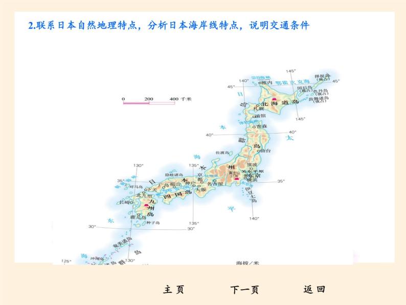 人教版初中地理七年级下册 第一节　日本   课件06