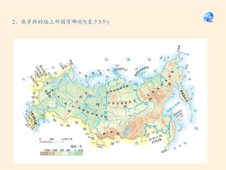 人教版初中地理七年级下册 第四节 俄罗斯 课件第6页