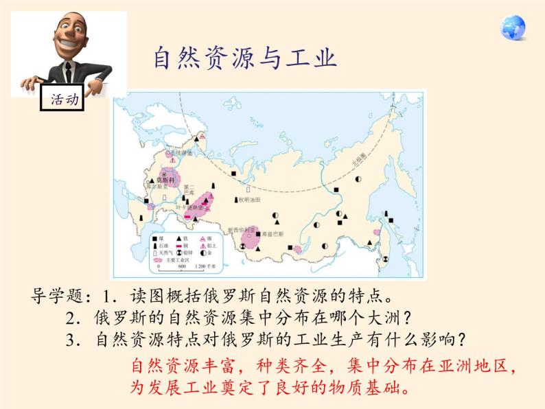 人教版初中地理七年级下册 第四节　俄罗斯   课件06