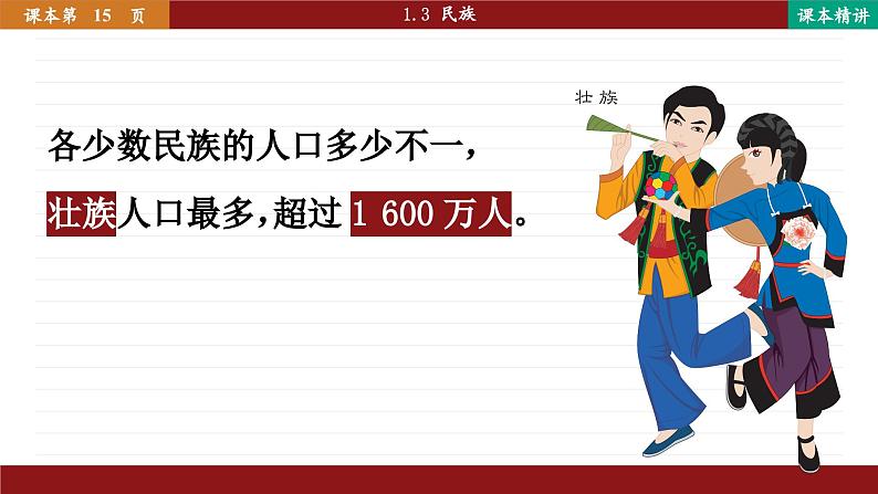 人教版地理八上·1.3 民族(课件PPT)05