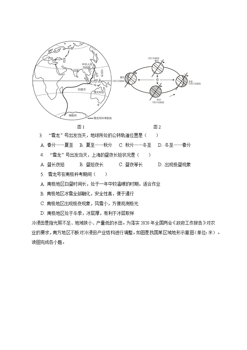 2023年廣東省東莞市竹溪中學(xué)中考地理一模試卷（含解析）第2頁