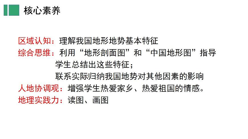 【核心素養(yǎng)】湘教版初中地理 八年級上冊 2.1中國的地形（第3課時）課件第3頁