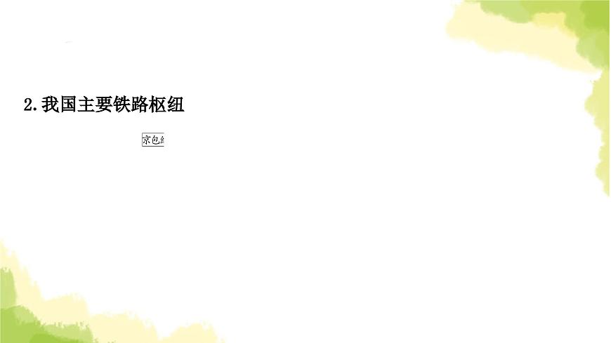 星球版中考地理復習八年級上冊第四章中國的經(jīng)濟與文化第2課時合理發(fā)展交通運輸繁榮地方特色文化教學課件第6頁