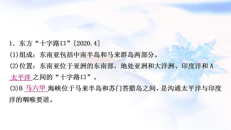 中考地理复习世界地理第七章各具特色的地区第1课时东南亚、中东、撒哈拉以南的非洲教学课件第4页