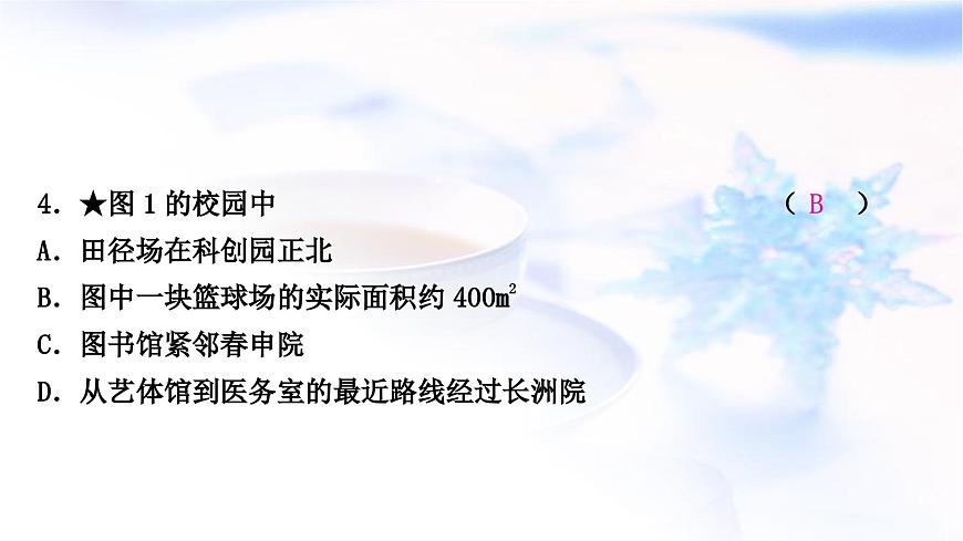 中考地理復習地球與地圖第二章地圖作業(yè)課件第8頁