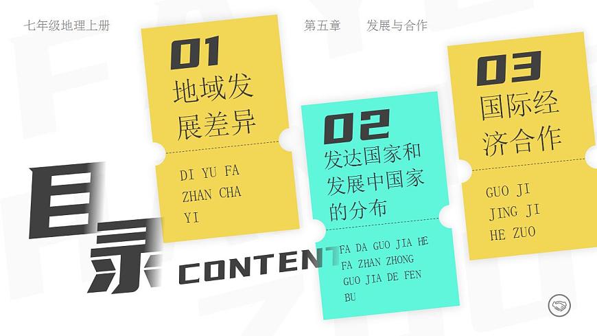 人教版地理七年級上冊 第五章 發(fā)展與合作 課件第2頁