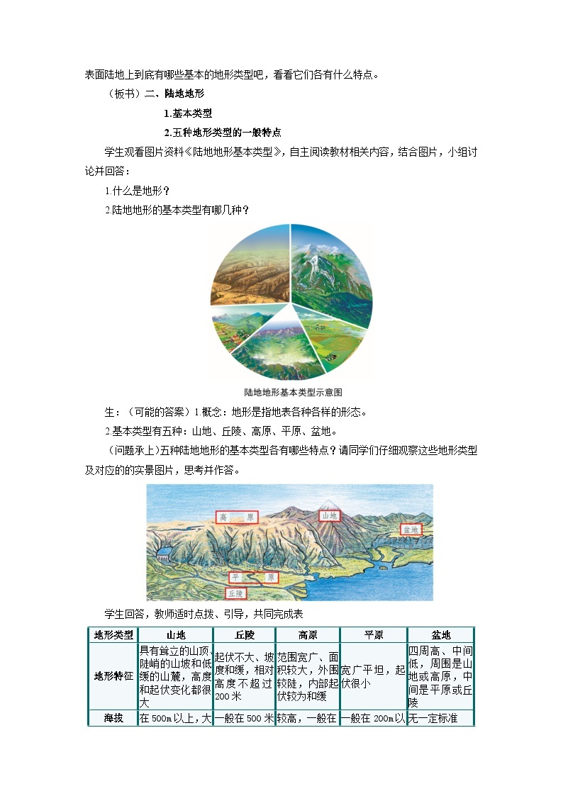 中国版地理七年级上册1.3.1《地形图》（第1课时）课件+教案03