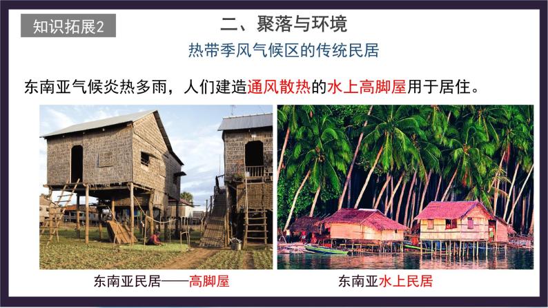 中国版地理八年级上册3.3.2《聚落》（第2课时）课件+教案07