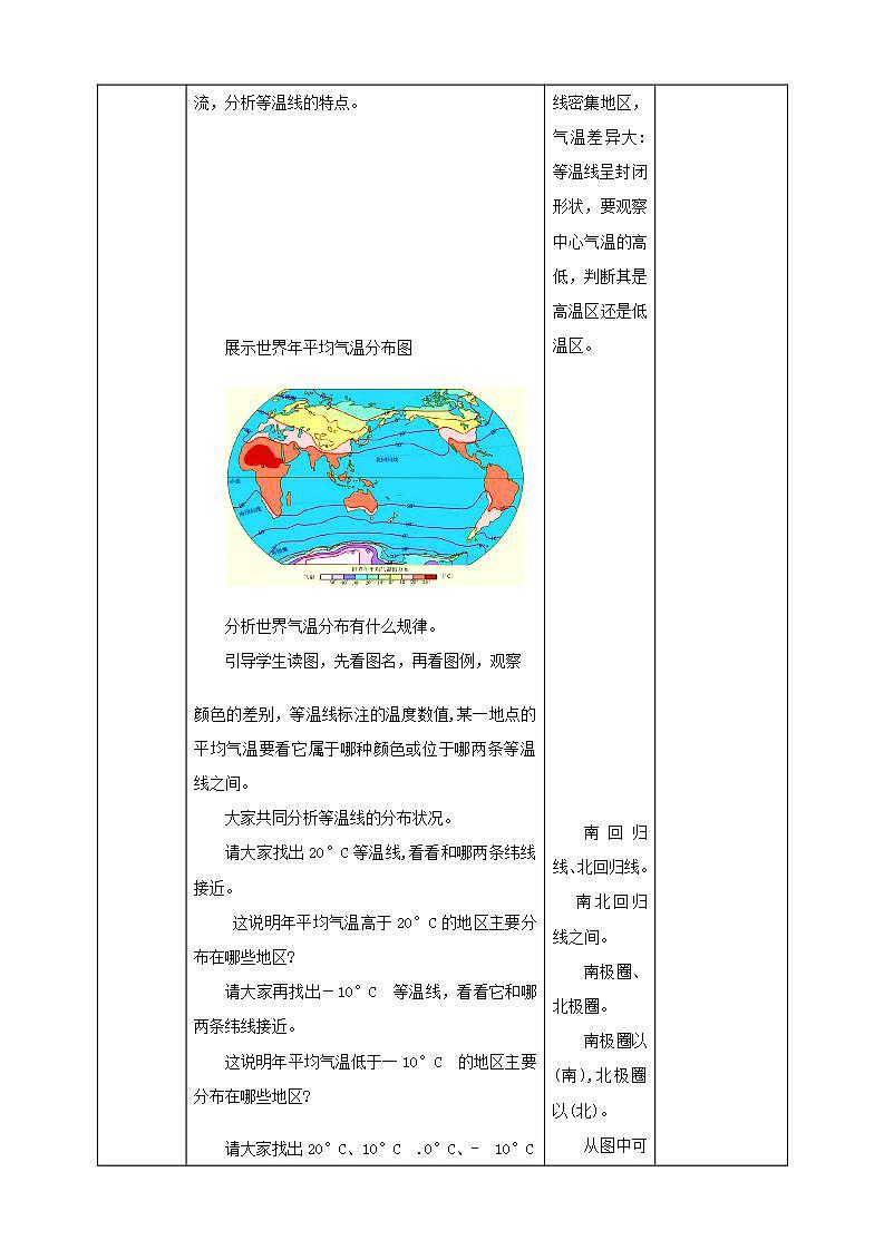 人教版地理七年級(jí)上冊(cè) 第三章第二節(jié)第2課時(shí)氣溫的分布 教案第2頁(yè)