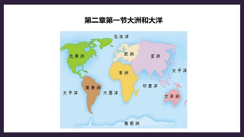 人教版地理七年级上册 第二章第一节大洲和大洋 课件第3页