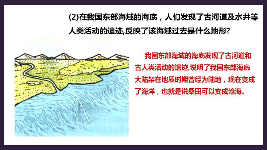 人教版地理七年級(jí)上冊(cè) 第二章第二節(jié)海陸的變遷第5頁(yè)