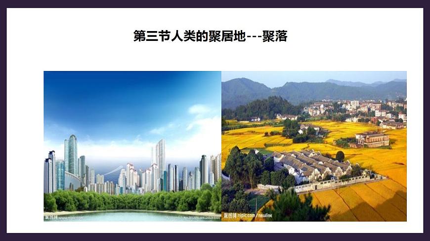 人教版地理七年級上冊 第四章第三節(jié)人類的居住地——聚落第4頁