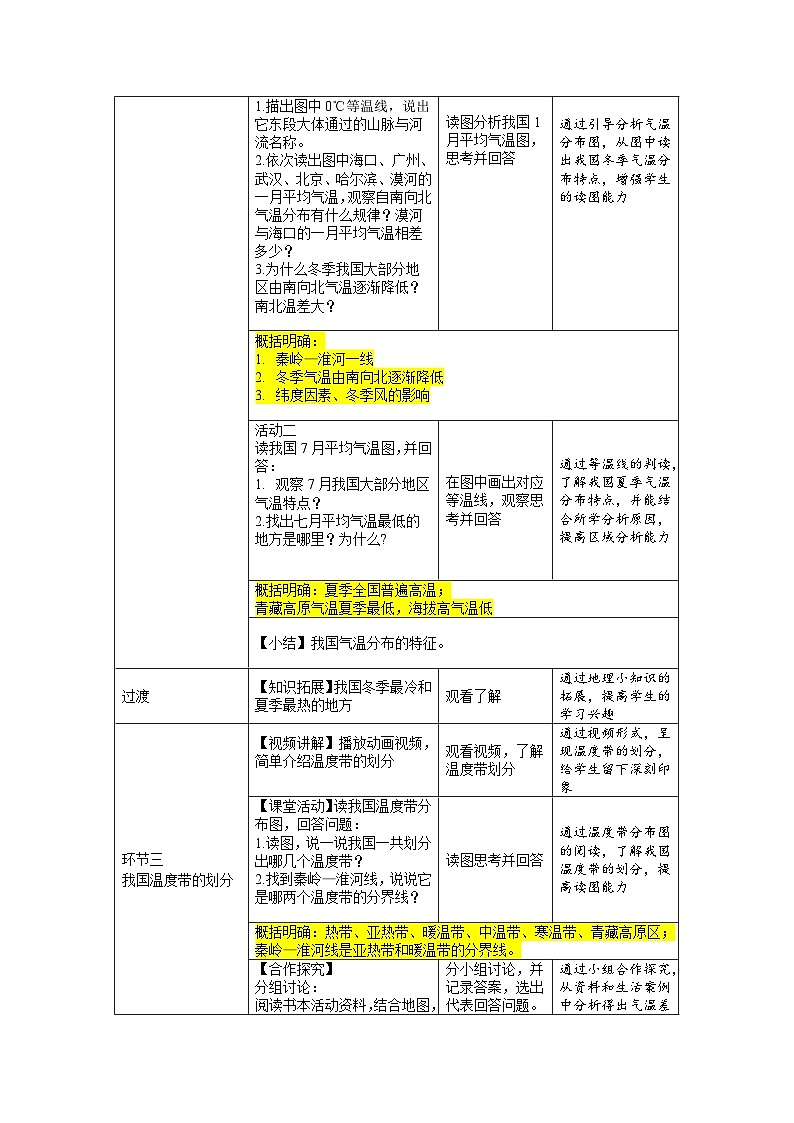 人教版地理八上 第二章 第二节 气候+(第1课时) 教案02