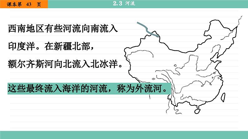 人教版八年级地理上册课件 2.3 河流第5页