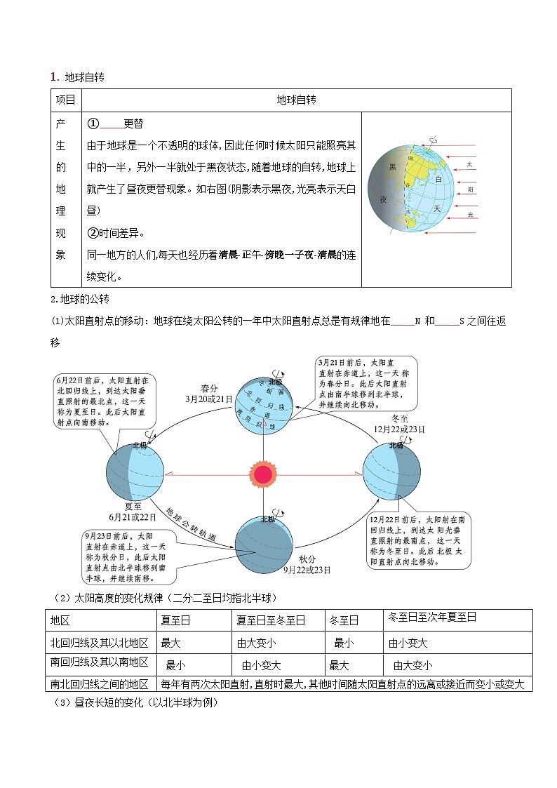 【同步讲义】湘教版地理七年级上册--4.3《影响气候的主要因素》讲义【学生版】第2页