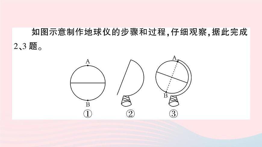 2023七年級(jí)地理上冊(cè)第一章地球和地圖綜合訓(xùn)練作業(yè)課件新版新人教版第3頁(yè)