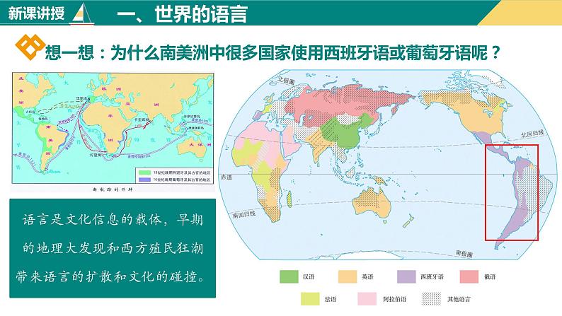 4.2世界的语言和宗教(课件+分层练)-2023-2024学年七年级地理上册同步精品课件(人教版)07
