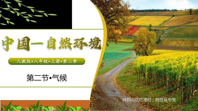 2.2.3+中国的气候(第3课时+气候特征)课件PPT第1页