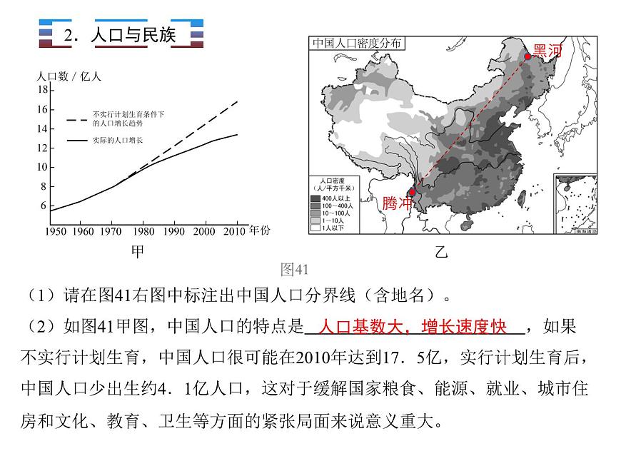 八上地理總復(fù)習(xí)中國地區(qū)·讀圖冊(cè)課件PPT第7頁