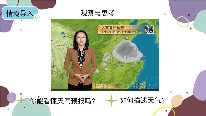 人教版地理七年级上册 第三章 第一节 多变的天气课件第1页