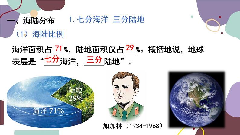 商务星球版地理七年级上册 期末复习 专题三 海洋和陆地课件02