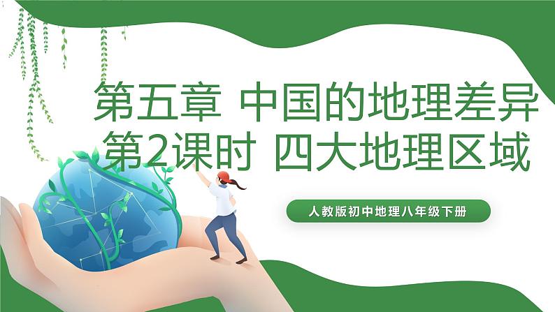 【核心素养目标】人教版初中地理八年级下册5.《中国的地理差异》第二课时 课件 教案(含教学反思)01