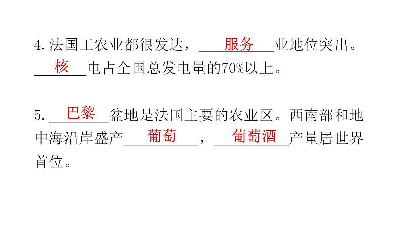 湘教版地理七年级下册第八章第四节法国课件第8页