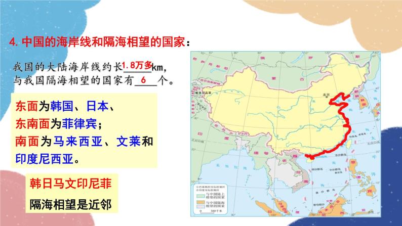 人教版地理八年级上册 专题一 从世界看中国课件08
