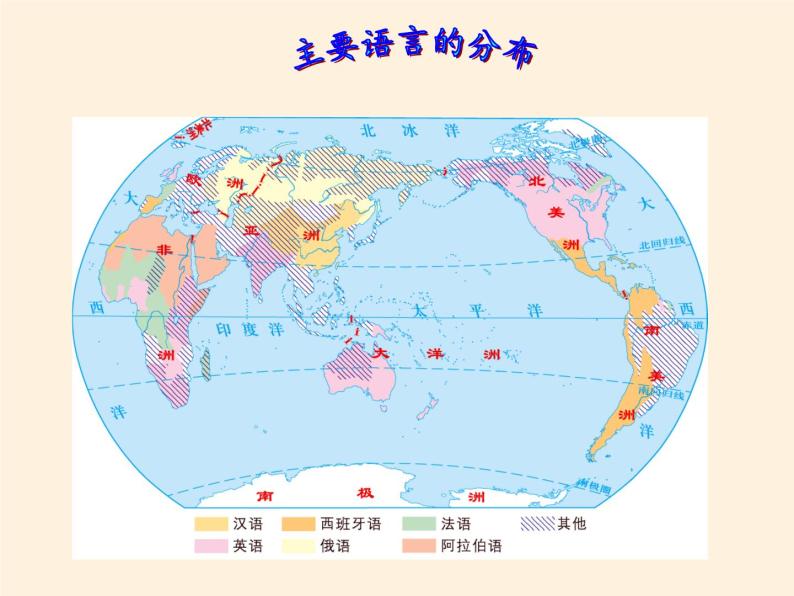 湘教版地理七年级上册 第三章 第三节 世界的语言与宗教(1)（课件）06