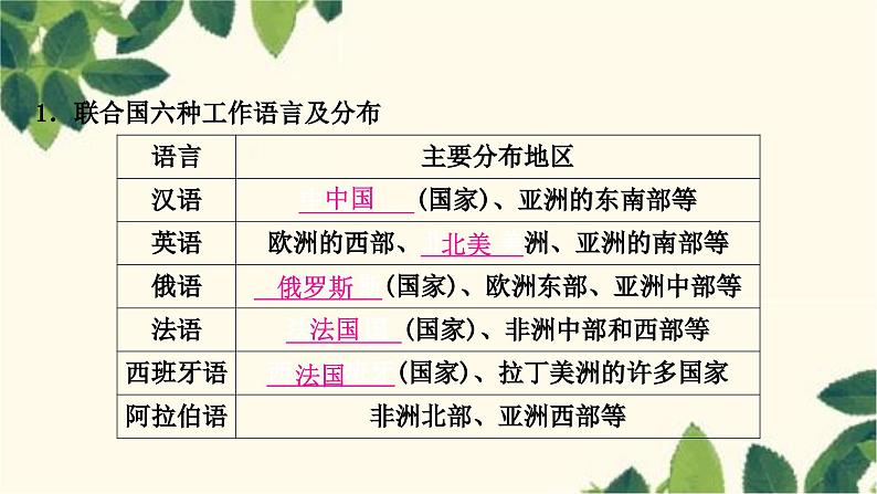 人教版地理七年级上册 第四章 居民与聚落第二节 世界的语言和宗教课件第7页