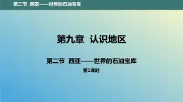 9.2.1 西亚——世界的石油宝库第1课时 课件2023-2024学年地理晋教版七年级下册