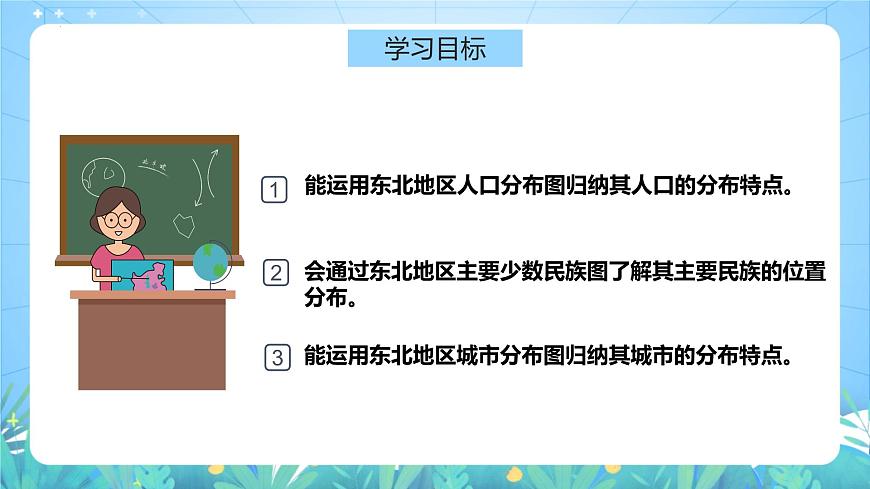 湘教版地理八年級(jí)下冊(cè) 6.2 《東北地區(qū)的人口與城市分布》 課件第6頁(yè)