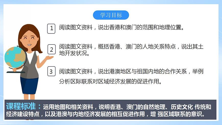 人教版地理八年級下冊7.3《東方明珠—香港和澳門》 課件第4頁
