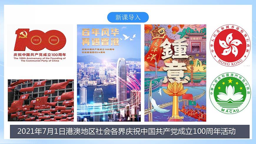 人教版地理八年級下冊7.3《東方明珠—香港和澳門》 課件第6頁
