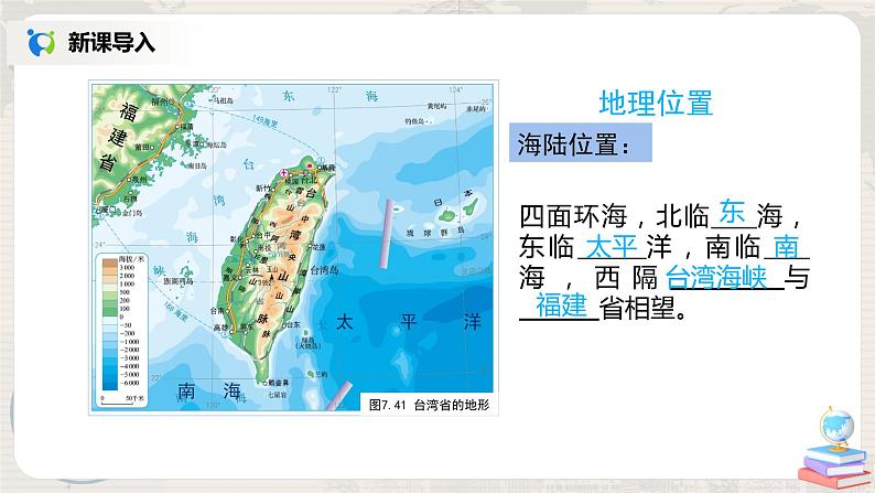 人教版八年级地理下册:7.4《祖国的神圣领土——台湾省》课件第6页