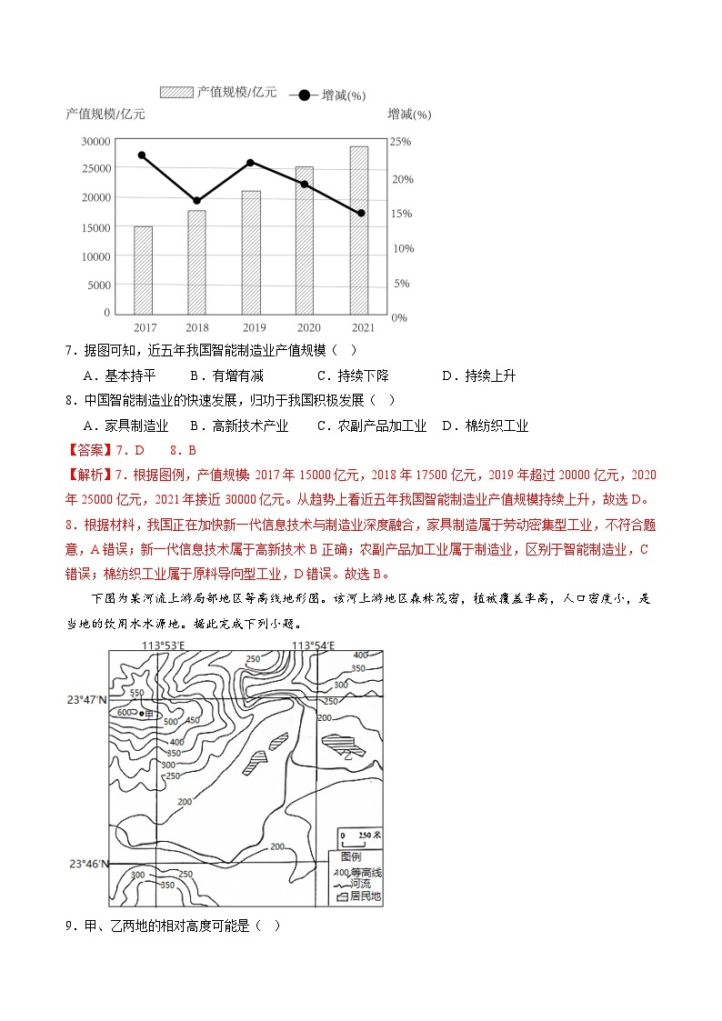 【开学摸底考】八年级地理（江苏徐州专用）-2023-2024学年初中下学期开学摸底考试卷.zip03