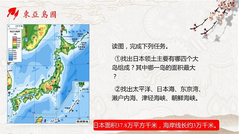 湘教版地理七年级下册 第八章 第一节 日本(1) 课件06