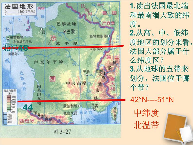 湘教版地理七年级下册 第八章 第四节 法国 课件第5页