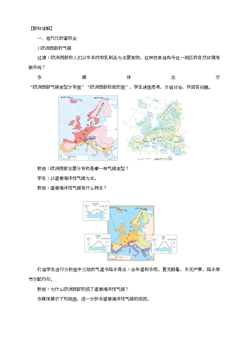 人教版(新課標(biāo))七年級(jí)下冊(cè)地理《歐洲西部》第2課時(shí)教案第2頁(yè)