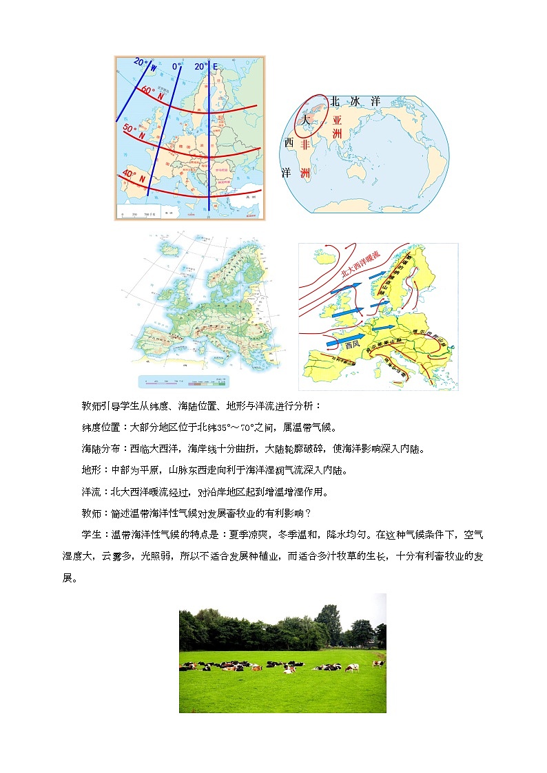 人教版(新課標(biāo))七年級(jí)下冊(cè)地理《歐洲西部》第2課時(shí)教案第3頁(yè)