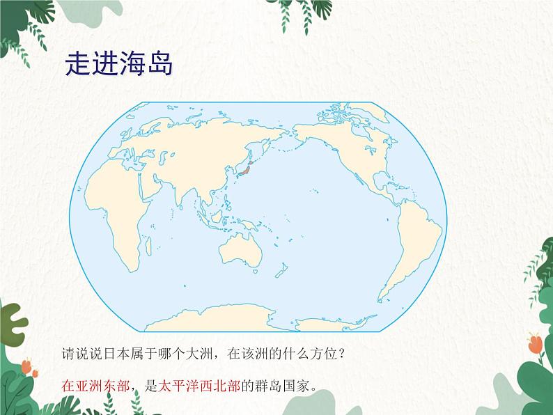 鲁教版(五四制)地理六年级下册 第七章第一节 日本课件05