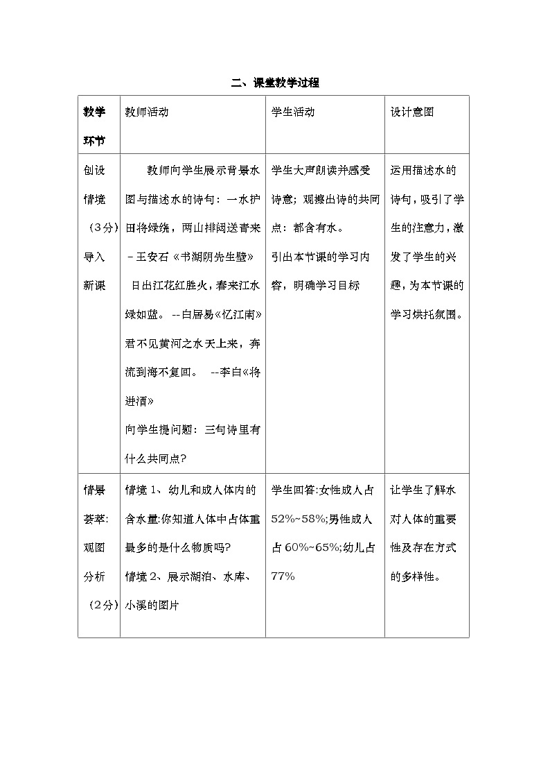 人教版地理八年级上册3.3水资源教案02